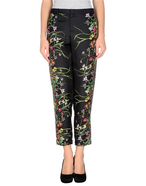 gucci floral pants|Gucci wide leg pants.